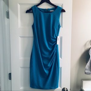 Bisou Bisou side rouched dress.  Size M. NWT